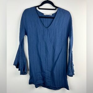 MORRISDAY THE LABEL Chic Navy V-Neck Women's Tunic‎
